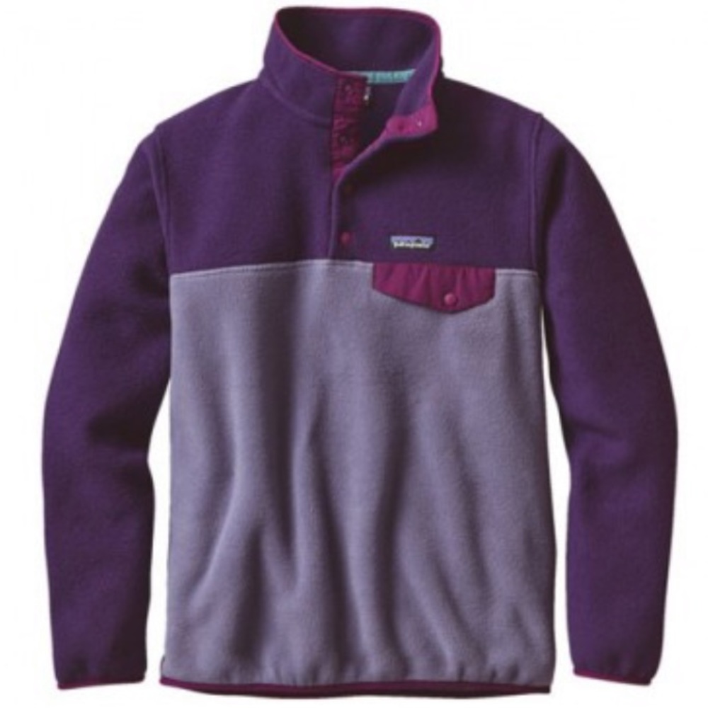 purple patagonia synchilla